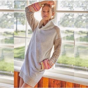 Anthropologie Daily Practice Cozy Cowl Neck Tunic